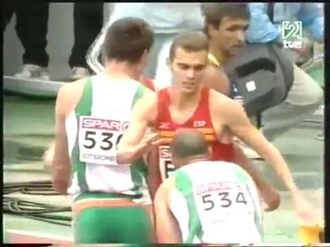 Goteborg 2006 - Final 4x400m España 8ª con Melo, Testa, Salva Rodríguez y Ezquerro
