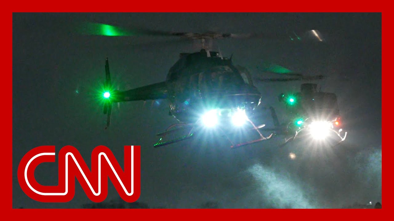 Maduro arrives in Manhattan as flurry of law enforcement seen at heliport