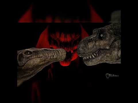 rebirth spino vs trex | #spinosaurus #trex #drex #jurassicworld #edit #shorts