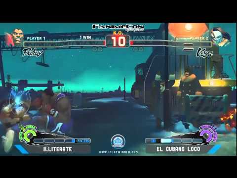 FANIME2011 SSF4 Grand Finals - iLLiterate vs El Cubano Loco