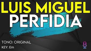 Luis Miguel - Perfidia - Karaoke Instrumental