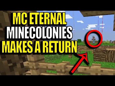 Minecraft MC Eternal Modpack Chapter 2 Ep 50 - Minecolonies makes a return!
