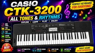 Video thumbnail for Casio CTK 3200 || Casio CTK 3200 Sound Review by Rockstar Music Store