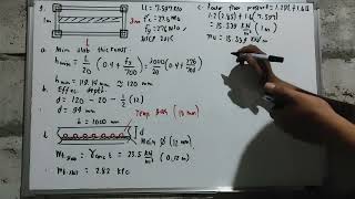 One-Way Slab Problem No.1