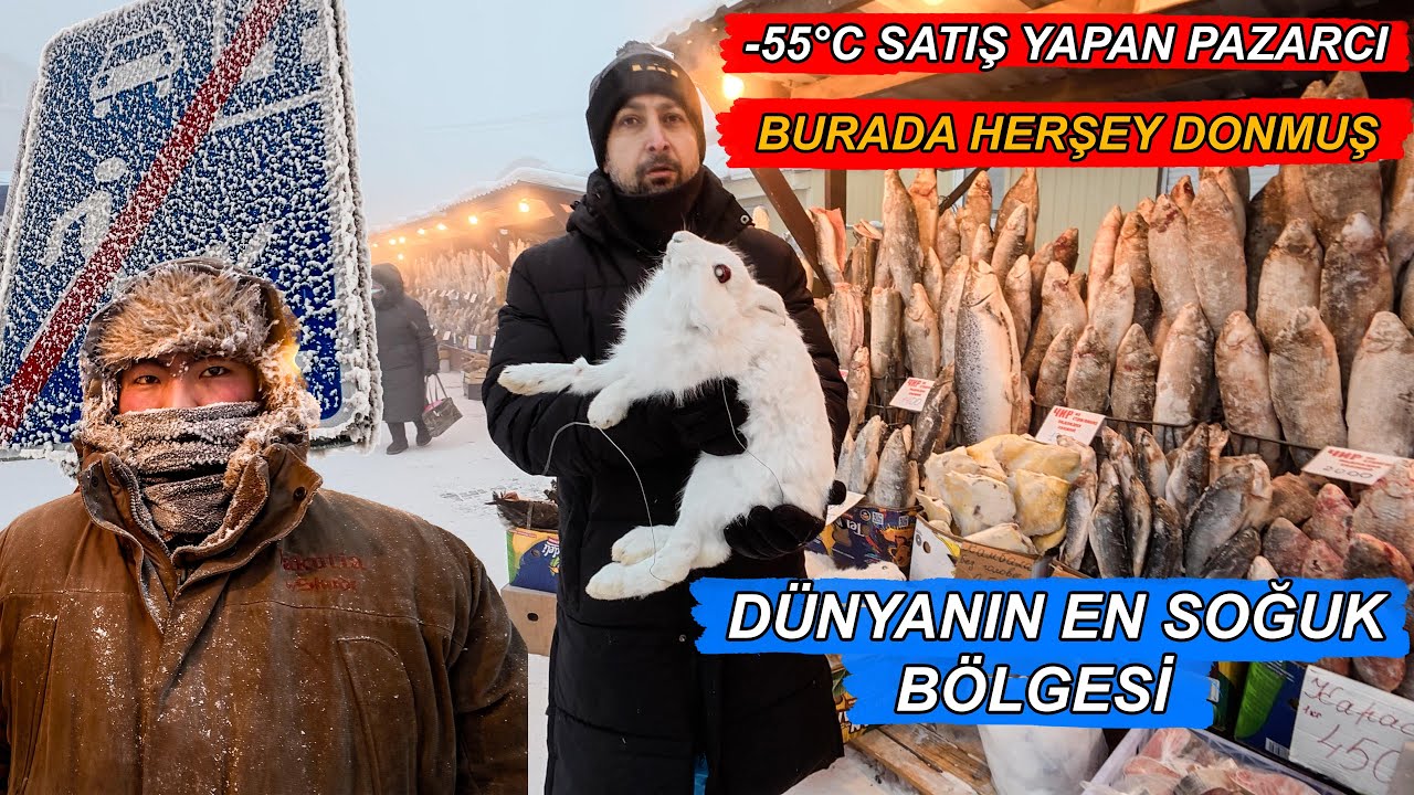 DÜNYANIN EN SOĞUK AÇIK HAVA PAZARI / YAKUTİSTAN ❄️