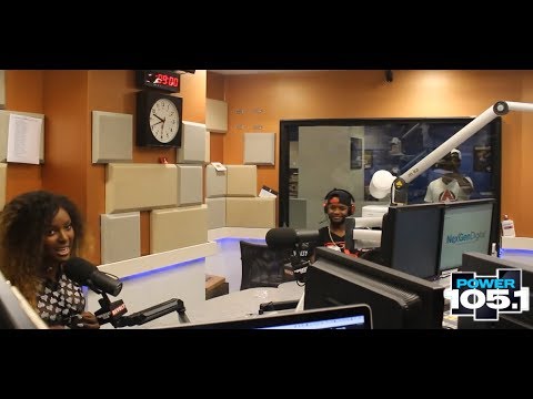 Amara La Negra Live on Power 105 1 Radio NYC with Abel Anivelpro and DJ Self (no Afro).