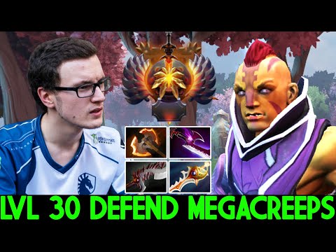 MIRACLE [Anti Mage] Show His Signature Heroes Lvl 30 Defend Megacreeps Dota 2