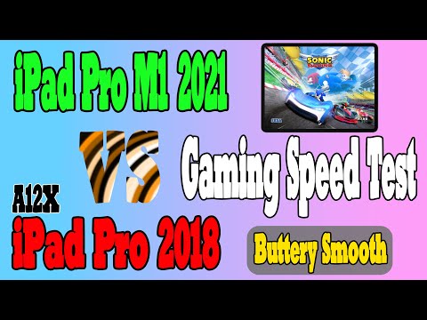 iPad Pro M1 VS iPad Pro 2018 | Gaming Speed Test