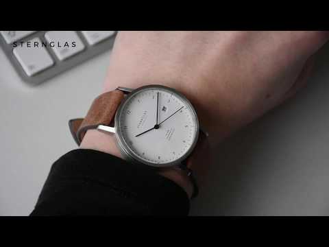 STERNGLAS Teaser - Zirkel - 40 mm Bauhaus Automatikuhr mit MIYOTA 821A Uhrwerk