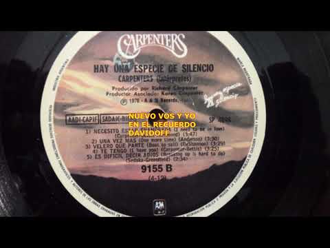 The Carpenters,Breaking Up Is Hard To Do   ,1976  A 39 AÑOS DEL FALLECIMIENTO DE KAREN .04/03/1983