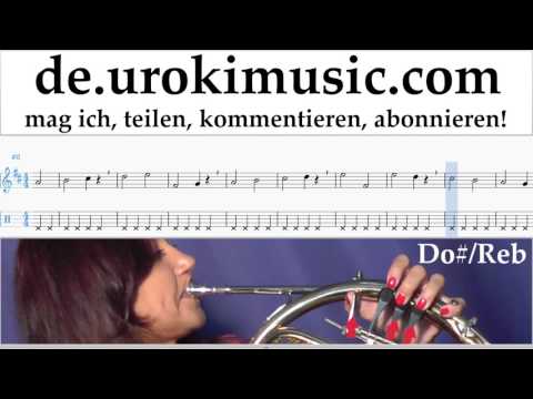 Waldhorn Lernen Passenger - Let Her Go Tabulatur Teil#1 Übungen um-i995