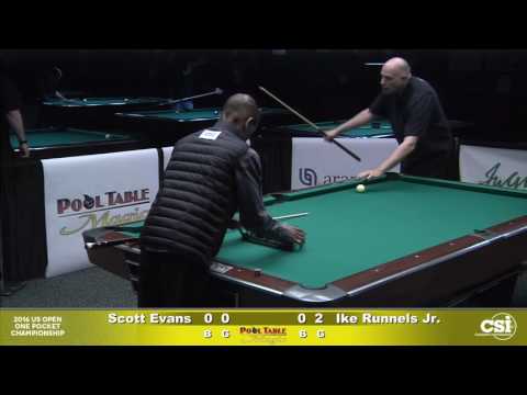 Match 7 Scott Evans vs Ike Runnels JR