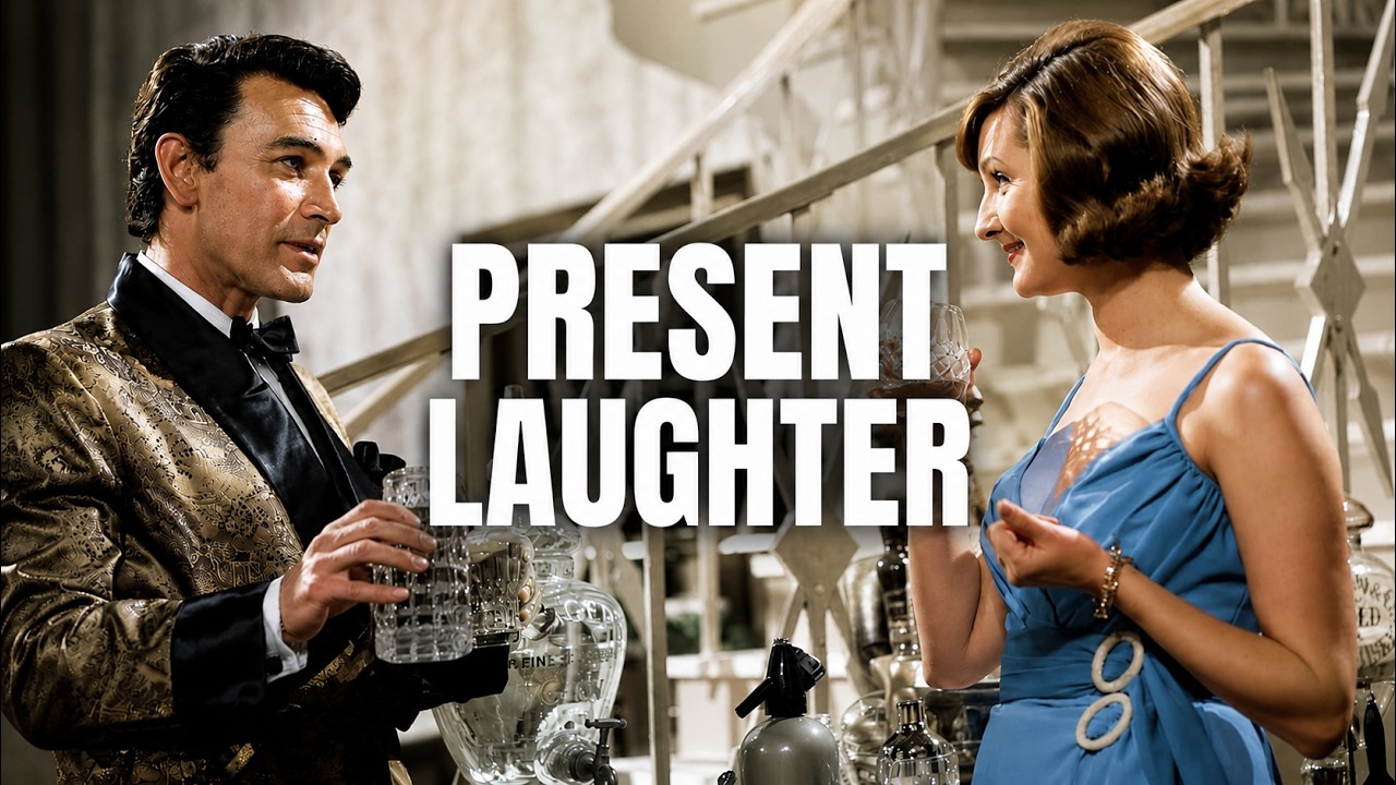 Present Laughter by Noel Coward.  Starring Peter Wyngarde, James Bolam, and Jennie Linden (1964)