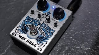 Video thumbnail for New Way Huge Echo-Puss Analog Delay pedal demo with Jeorge Tripps by Guitarist