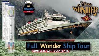 Full Disney Wonder Ship Tour | With Deck Plans