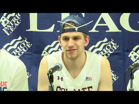 Patriot League Championship Postgame Press Conference (Colgate)