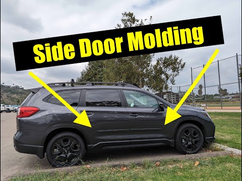 Side door molding INSTALL.  2023 Subaru ASCENT