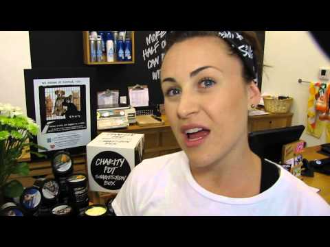 LUSH CHARITY POT for Operation Blankets of Love with Assist. Mgr. Brittany Baima