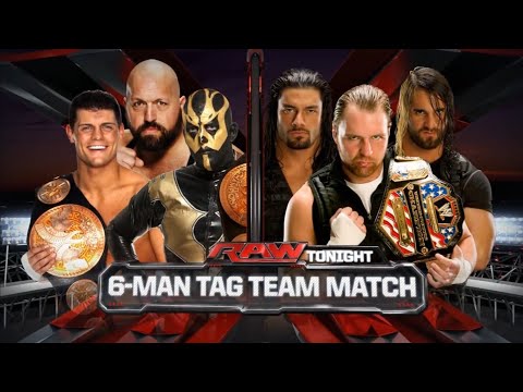 Big Show, The Rhodes Brothers Vs The Shield - WWE Raw 02/12/2013 (En Español)