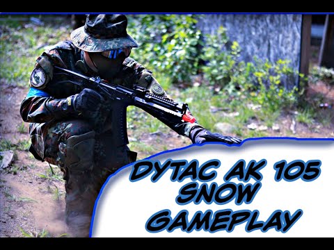 Airsoft DYTAC AK105 Gameplay! Snowsoft is here!