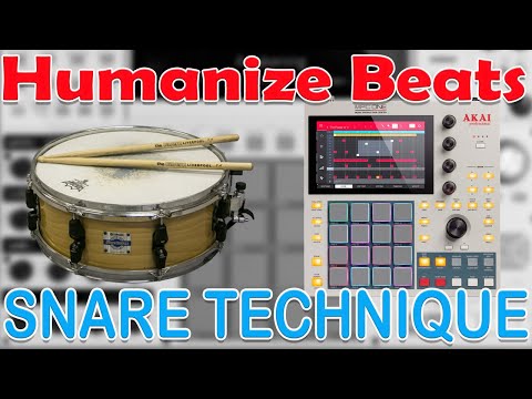 Akai MPC Tutorial. Humanize your beats with this OLD SCHOOL snare technique in MPC Standalone.