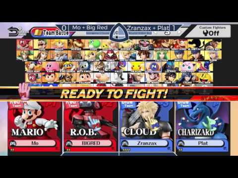 Sm4sh@Mines 47 - Mo + Big Red Vs. Zranzax + Plat - Doubles Round Robin