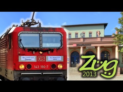 Zug2013: Abschied, DB Regio, RB Saalfeld-Jena-Naumburg - mit BR143, DR-Dosto (12.12.2015)
