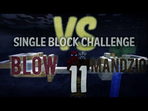 BLOW VS MANDZIO - Podbijamy Nether - odc. 11 (Single Block)