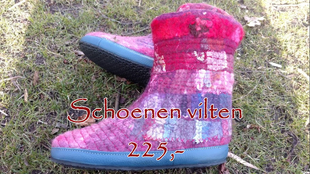 Schoenen Vilten met Fibreations