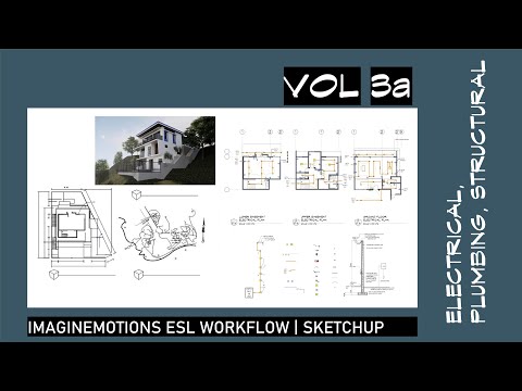 Sketchup Blueprint 10 - Electrical, Plumbing, Structural Demo