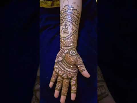 Full hand indian mehendi design