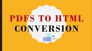 PDF to HTML Conversion in Easy Way | Best Tools