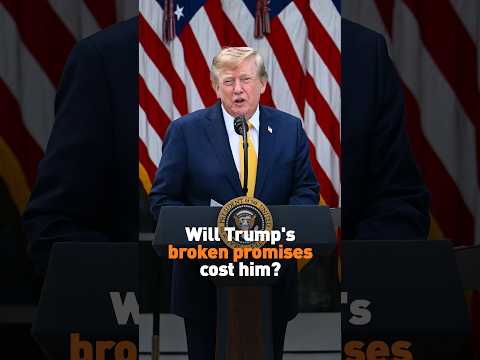 Will Trump's broken promises cost him?
