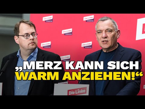 Jan Van Aken und Sören Pellmann erklären Merz und seiner neoliberalen Agenda den Kampf!