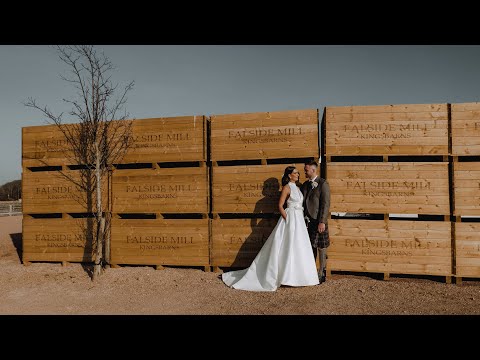 Falside Mill wedding // Jamie & Lucy