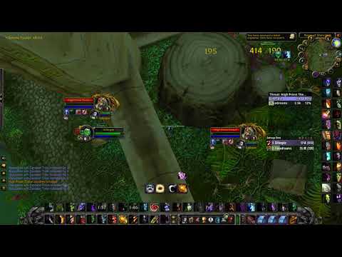 TBC Classic Warlock - ZG Thekal Tiger boss solo - TIGER DROPPED!!!!