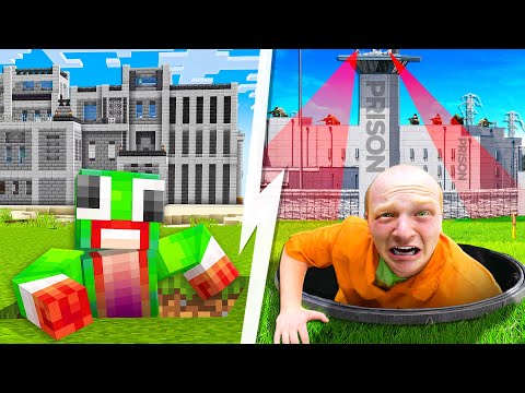 Insane Escape Tactics: Unspeakable in Real Minecraft Jail!