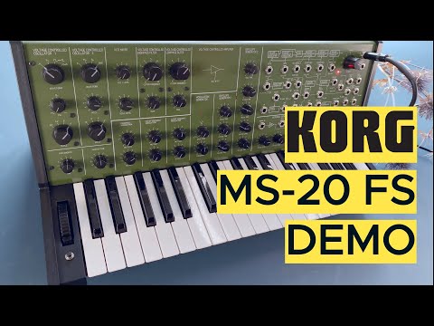 Korg MS-20 FS Full Size Sound Demo (no talking)
