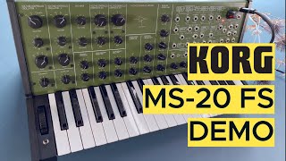 Video thumbnail for Korg MS-20 FS Full Size Sound Demo (no talking) by Limbic Bits