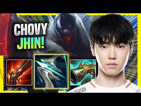CHOVY IS SO GOOD WITH JHIN ADC IN KR SOLOQ! - HLE Chovy Plays Jhin ADC vs Jinx!