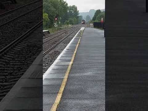 DB freight 66198 passing through Craven Arms