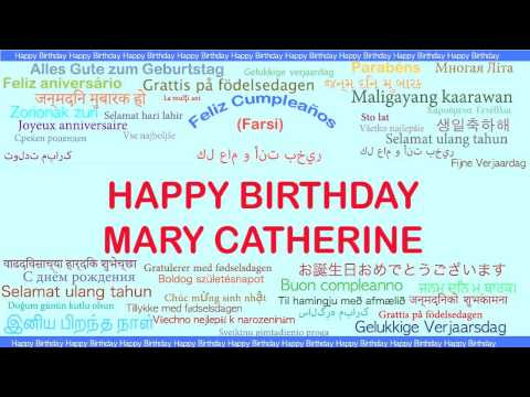 MaryCatherine   Languages Idiomas - Happy Birthday