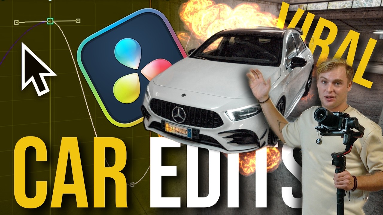 EDIT Car Videos LIKE A PRO in the FREE version of DaVinci Resolve!
