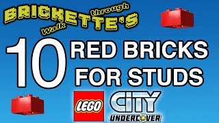 LEGO City: Undercover RED BRICKS for Studs, Bricks, Hearts (PLEASE SEE DESCRIPTION) 100% guides