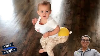 Naughty Babies Play And Fail With Balloons || Funny Vines