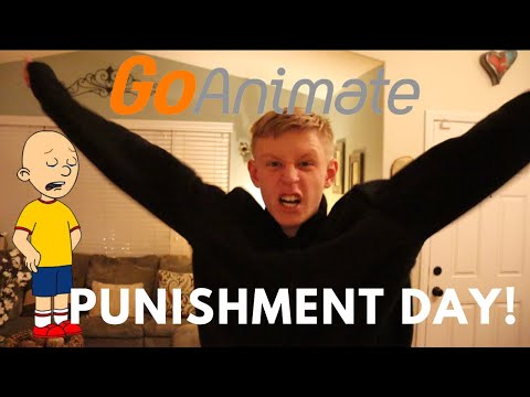 GoAnimate In Real Life - Caillou Gets Grounded/Punishment Day!