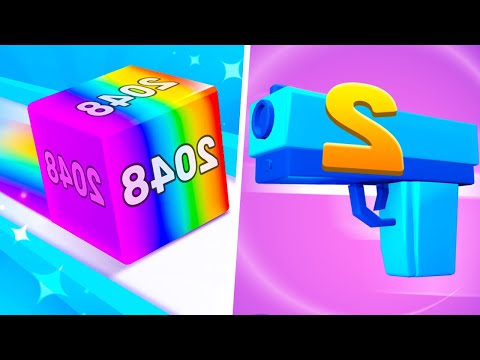 Chain Cube 2048 vs 2048 Merge Gun - 1⭐ 123456789 Max Level Gameplay