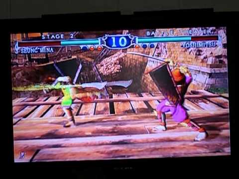 Soul Calibur 2-Seung Mina vs Yoshimitsu