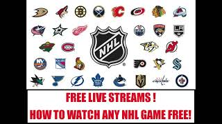 FREE NHL Streams - How to watch any hockey game for free in 2024