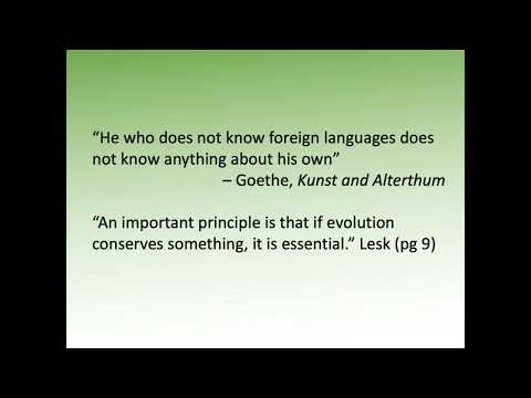 Comparative Genomics Lecture 1 - Introductions to Genomics
